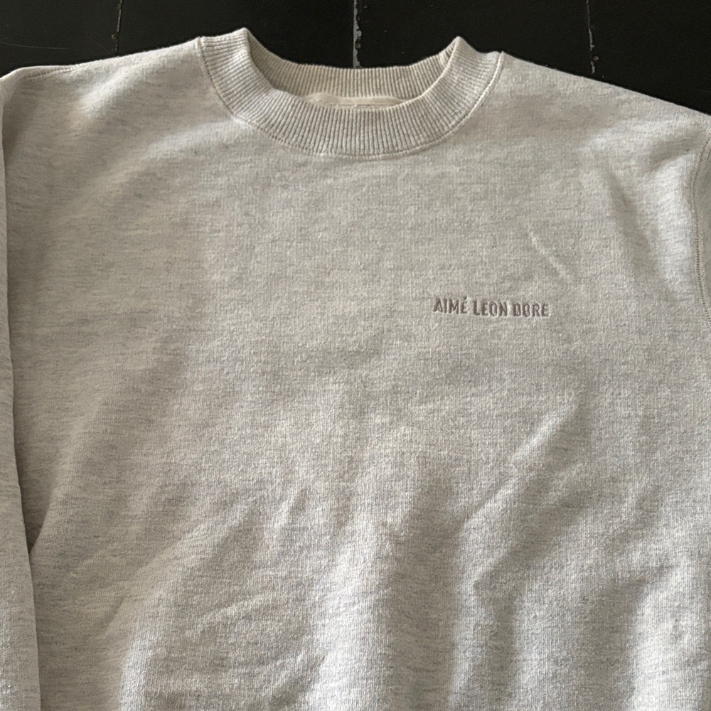 Aimé Leon Dore Light Gray Knitwear